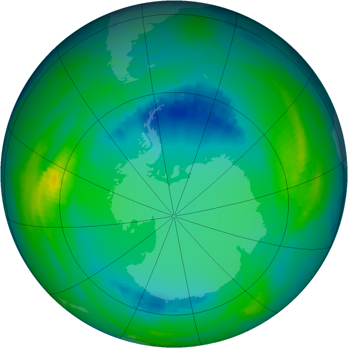 Ozone Map 2002-07-28